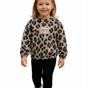 Σετ Βελουτέ Μπλούζα & Κολάν Animal Print SRFN