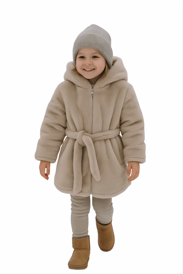 Γούνα Παλτό Beige SRFN