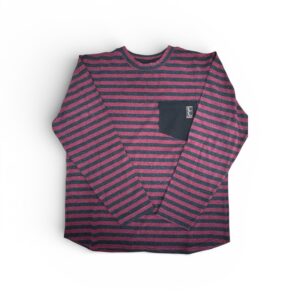 Μπλούζα Λεπτή Ριγέ Μπορντό SRFN