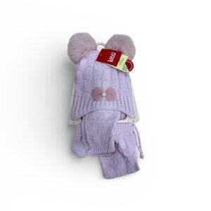 Σετ 3 τμχ Σκουφάκι με Αυτάκια