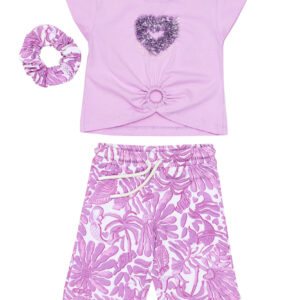 Σετ με Βερμούδα Ζιπ Κιλότ Heart SPRINT