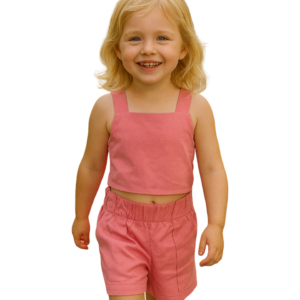 Σετ Τοπ με Δέσιμο στην Πλάτη & Σορτς SRFN