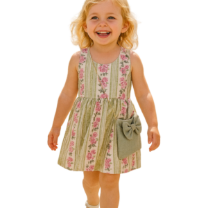 Φόρεμα Flowers με Τσαντάκι SRFN