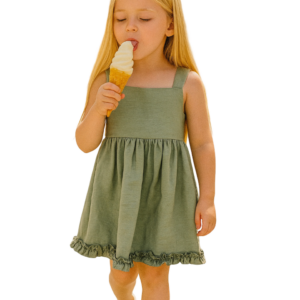 Φόρεμα Λινό Φυστικί SRFN