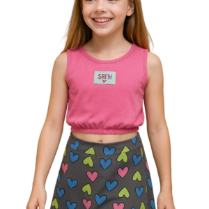 Σετ Φουστα/Σορτς με Τοπ Hearts SRFN