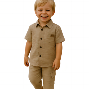 Σετ Λινό Πουκάμισο & Cargo Παντελόνι SRFN