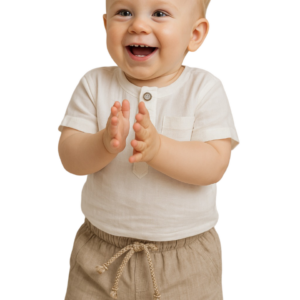 Σετ Τούνικ Πουκάμισο με Βερμούδα Λινή SRFN