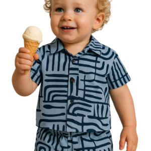 Σετ Πουκάμισο & Βερμούδα Τύπωμα SRFN