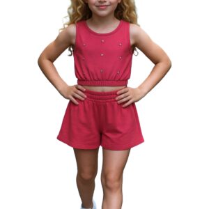 Σετ Τοπ με Στρας & Βερμούδα SRFN