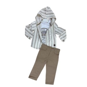 Σετ 3 τμχ με Λινό Πουκάμισο KINDER