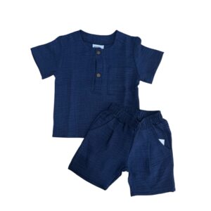 Σετ Τούνικ με Βερμούδα Λινή SRFN