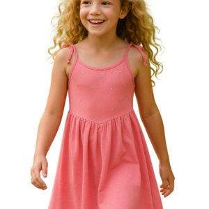 Φόρεμα Βαμβακερό με Στρας SRFN