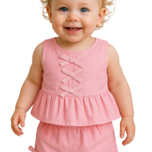 Σετ Total Pink με Φιόγκους SRFN