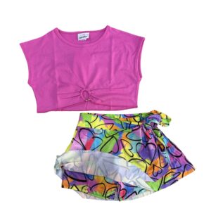 Σετ Τοπ με Φούστα/Σορτς Hearts SRFN