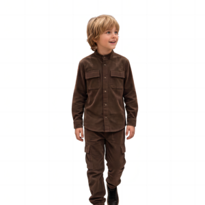 Σετ Casual Κοτλέ Brown SRFN